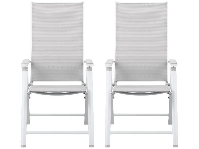 2 aluminium tuinstoelen Houston<LIVARNO home Clearance