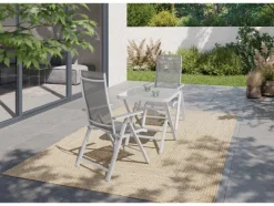 2 aluminium tuinstoelen Houston<LIVARNO home Clearance