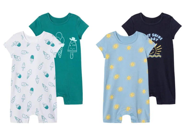 2 baby playsuits<lupilu® Sale
