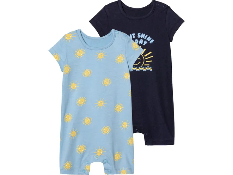 2 baby playsuits<lupilu® Sale