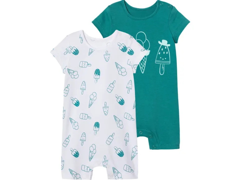 2 baby playsuits<lupilu® Sale