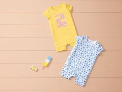 2 baby playsuits<lupilu® Clearance