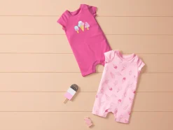 2 baby playsuits<lupilu® Clearance