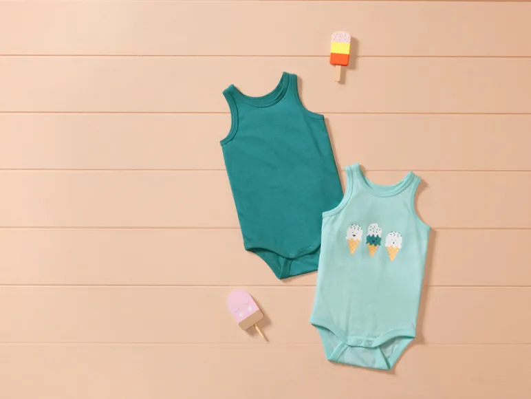 2 baby rompertjes<lupilu® Best