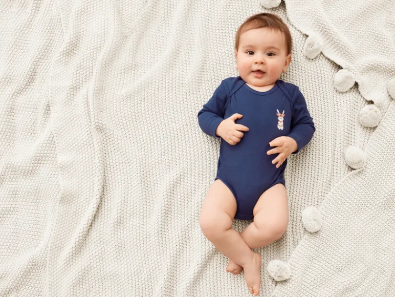 2 baby rompertjes<lupilu® Sale