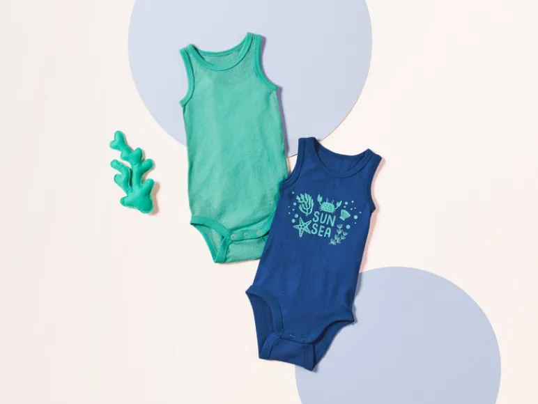 2 baby rompertjes<lupilu® Online