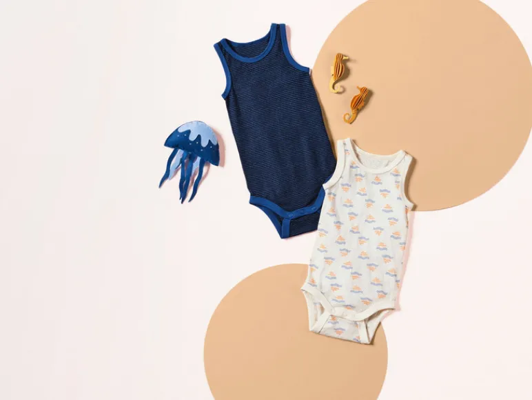 2 baby rompertjes<lupilu® Online