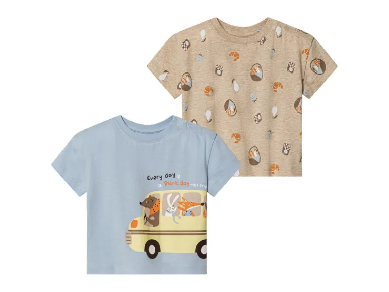 2 baby T-shirts<lupilu® Hot
