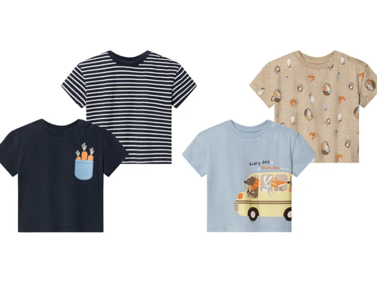 2 baby T-shirts<lupilu® Hot