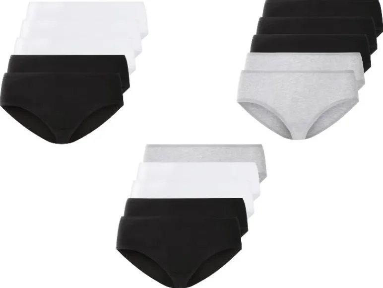 5 dames hipsters<esmara® Clearance