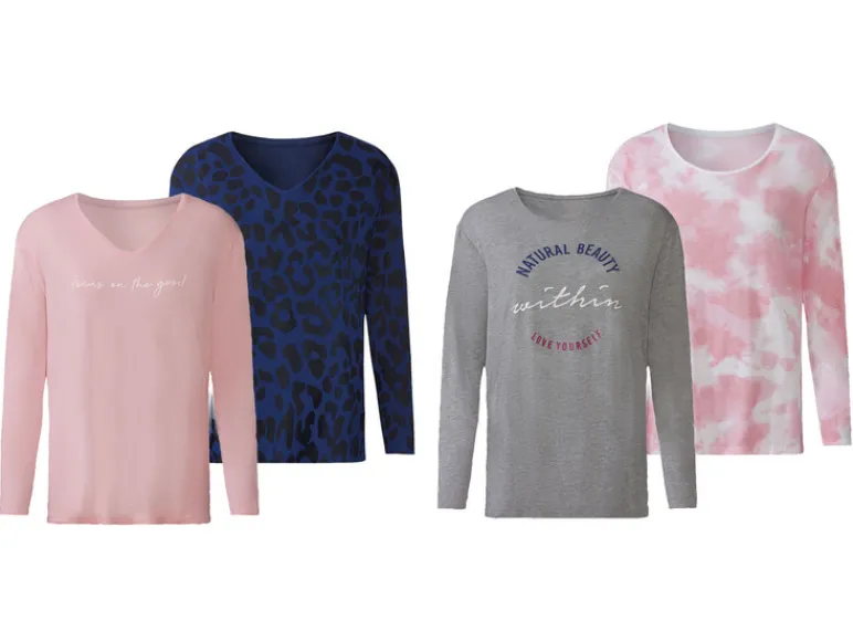 2 dames shirts met lange mouwen<esmara® Sale