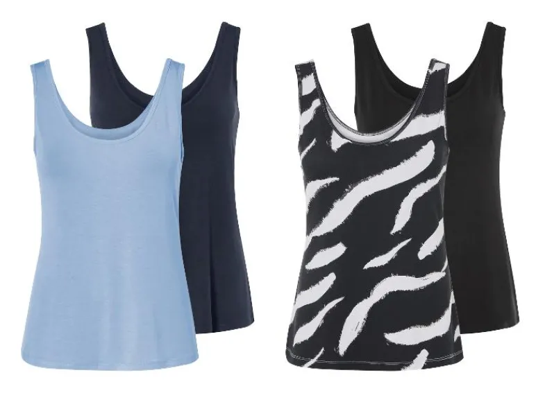 2 dames tops<esmara® Clearance