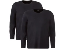 2 heren shirts met lange mouwen<LIVERGY® New