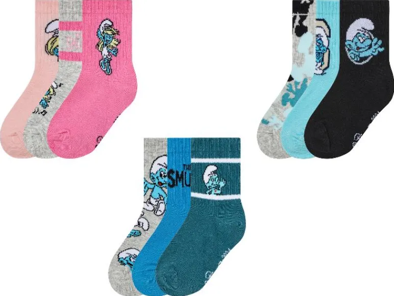 3 paar kindersokken< Outlet