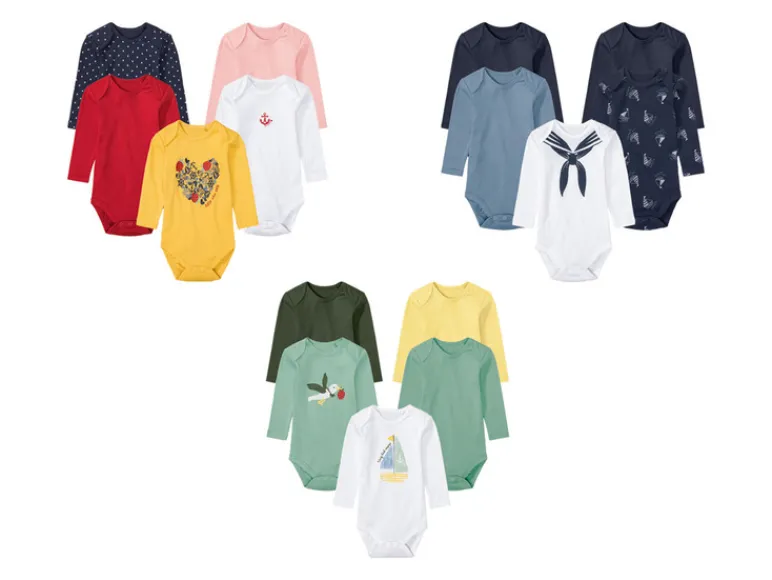 5 rompertjes<lupilu® Clearance