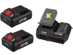 2 Smart accu's 20 V - 4 Ah en smart acculader 20 V - 12 A<PARKSIDE PERFORMANCE® Sale