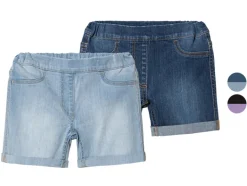 2 stuks peuters denim-shorts<lupilu® Sale