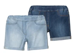 2 stuks peuters denim-shorts<lupilu® Sale