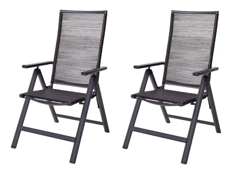 2 verstelbare tuinstoelen Miami<LIVARNO home Clearance