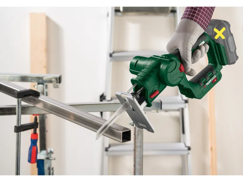 Accu decoupeer- en reciprozaag 20 V zonder accu en lader<PARKSIDE® Discount