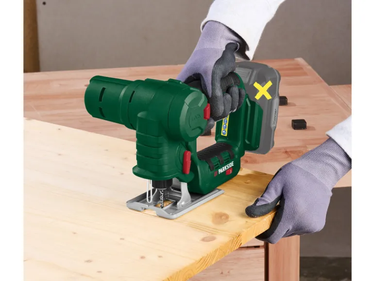 Accu decoupeer- en reciprozaag 20 V zonder accu en lader<PARKSIDE® Discount