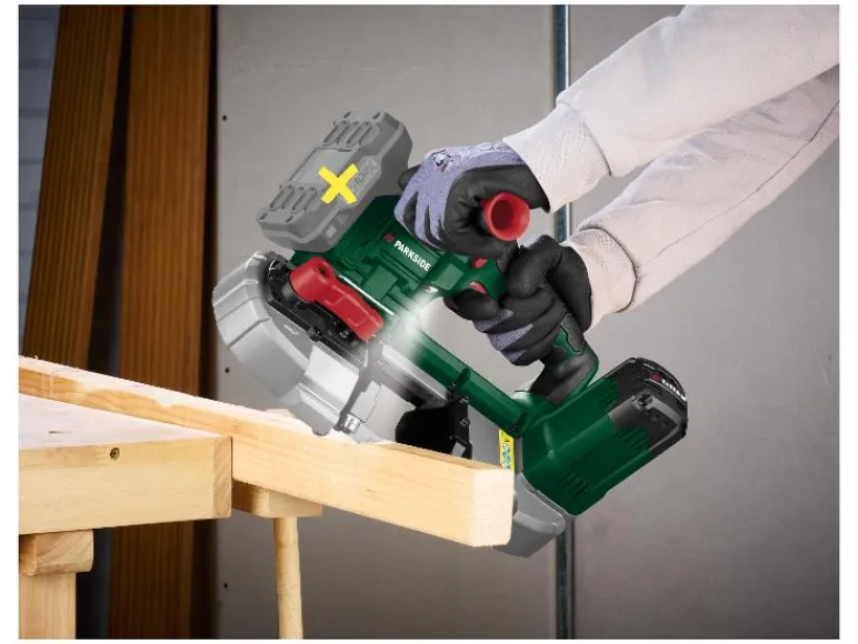 Accu-bandzaag 20 V zonder accu en lader<PARKSIDE® Hot
