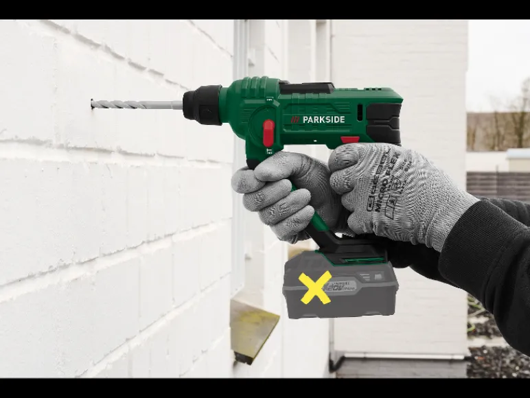 Accu-boorhamer 20 V zonder accu en lader<PARKSIDE® Clearance