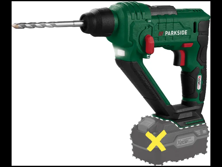 Accu-boorhamer 20 V zonder accu en lader<PARKSIDE® Clearance