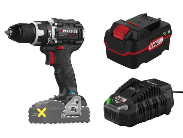 Accu-boormachine 20 V met accu en lader<PARKSIDE PERFORMANCE® Outlet