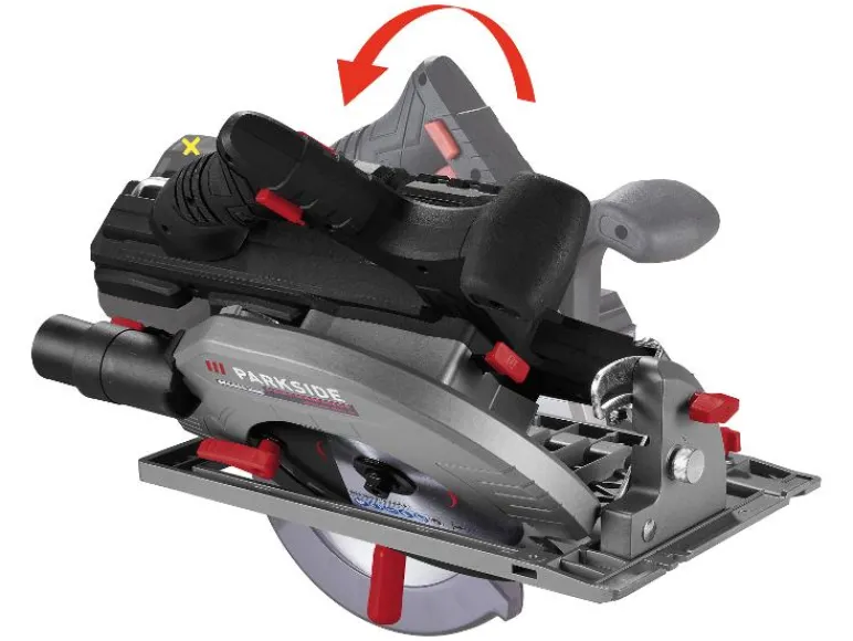 Accu-cirkelzaag 40 V met accu's en lader<PARKSIDE PERFORMANCE® Hot