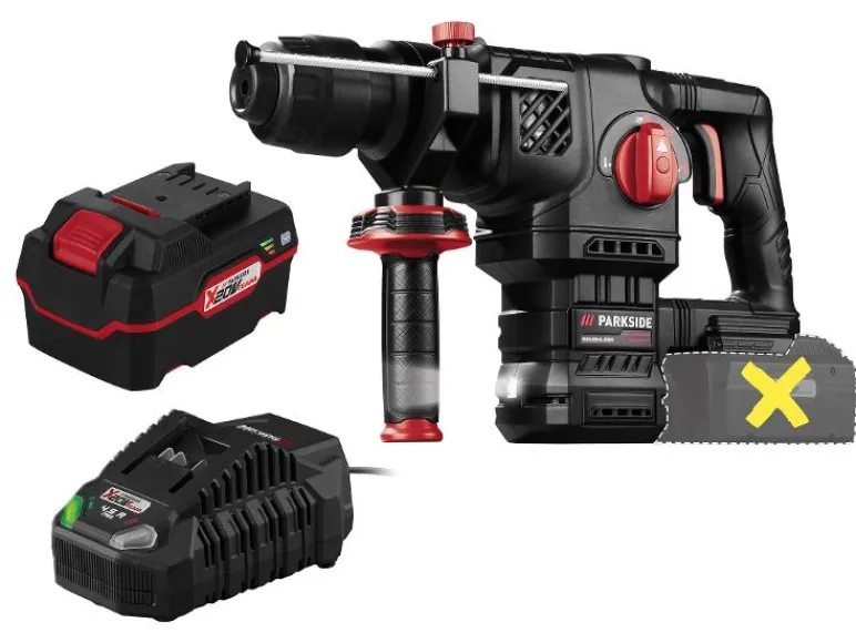 Accu-combihamer 20 V met accu en lader<PARKSIDE PERFORMANCE®