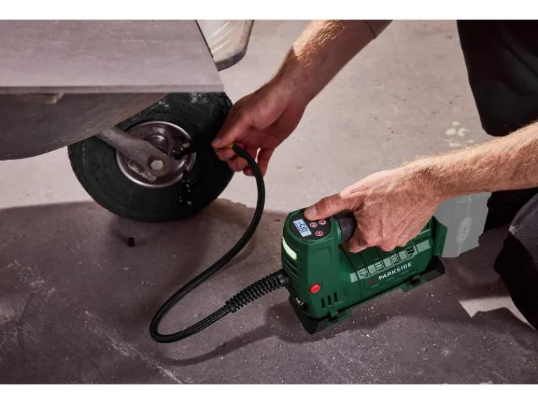 Accu-compressor 20 V zonder accu en lader<PARKSIDE® Clearance