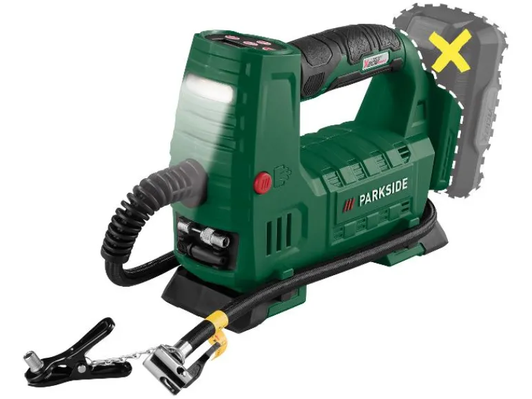 Accu-compressor 20 V zonder accu en lader<PARKSIDE® Clearance
