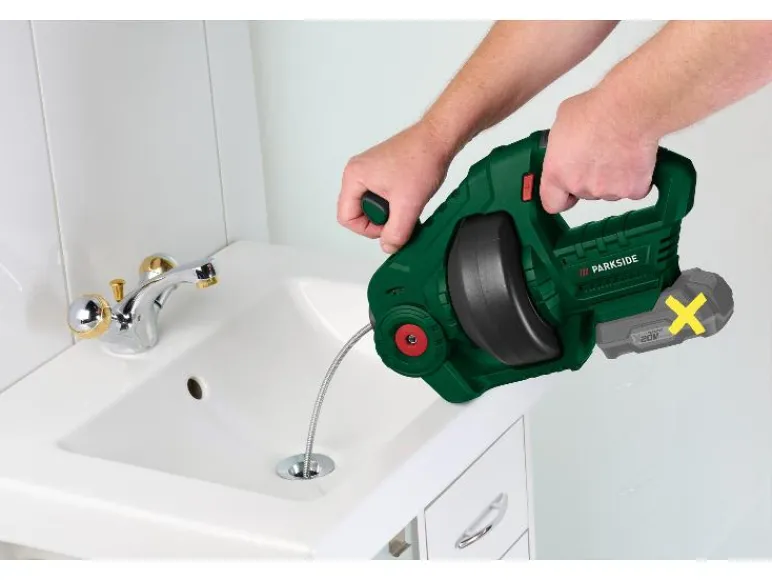 Accu-gootsteenontstopper 20 V zonder accu en lader<PARKSIDE® Sale