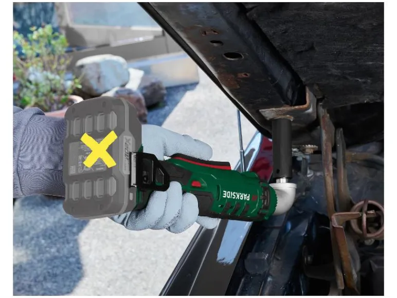 Accu-haakse slagmoersleutel 20 V zonder accu en lader<PARKSIDE® Clearance