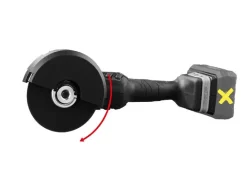 Accu-haakse slijper 20 V met accu en lader<PARKSIDE PERFORMANCE® Clearance