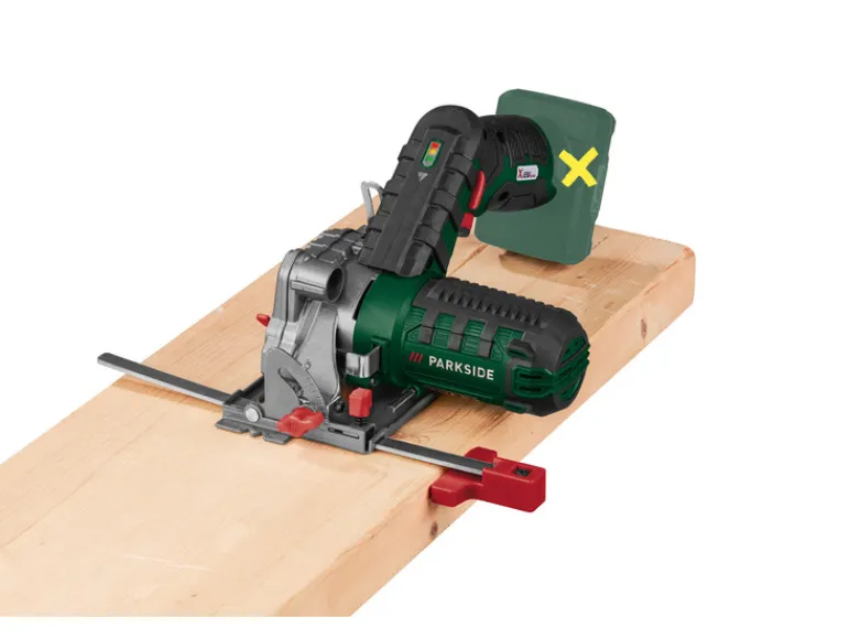 Accu-handcirkelzaag 12 V zonder accu en lader<PARKSIDE® Discount