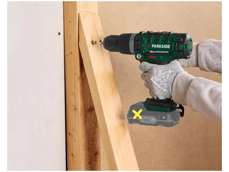 Accu-klopboormachine 20 V zonder accu en lader<PARKSIDE®