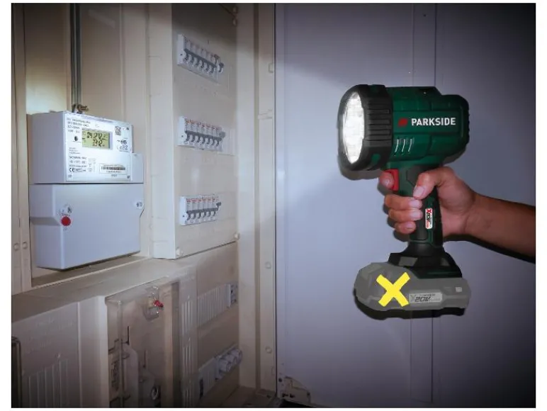 Accu-LED-handlamp 20 V zonder accu en lader<PARKSIDE® Online