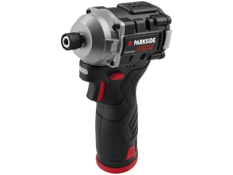 Accu-schroefboormachine en -slagschroevendraaier 12 V met accu's en lader<PARKSIDE PERFORMANCE® New