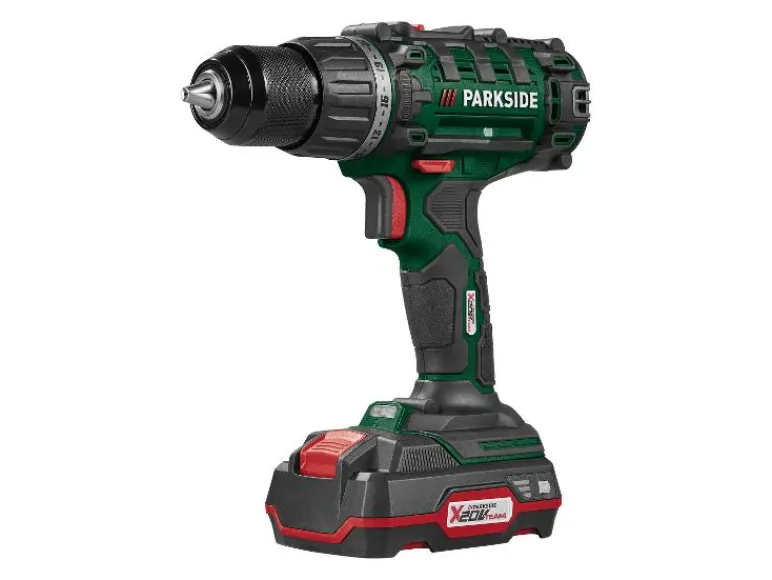 Accu-schroefboormachine set 20 V met 2 Ah accu en 2,4 A lader<PARKSIDE® Hot