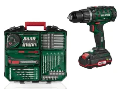 Accu-schroefboormachine set 20 V met 2 Ah accu en 2,4 A lader<PARKSIDE® Hot