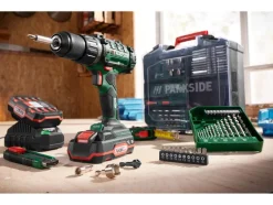 Accu-schroefboormachine set 20 V met 2 Ah accu en 2,4 A lader<PARKSIDE® Hot