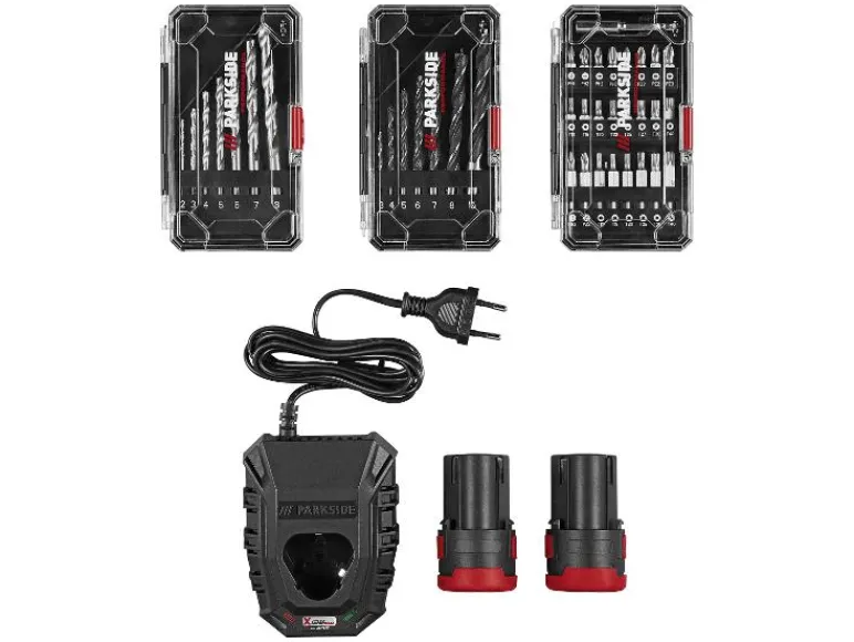 Accu-schroefboormachine starterset 12 V met 2 Ah accu's en 2,4 A lader<PARKSIDE PERFORMANCE® Online