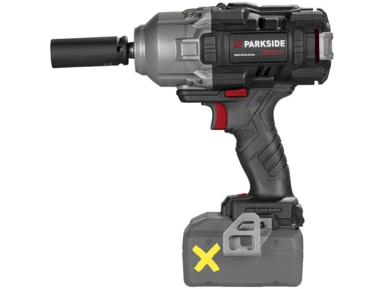 Accu-slagmoersleutel 1/2" 20 V zonder accu en lader<PARKSIDE PERFORMANCE® Clearance