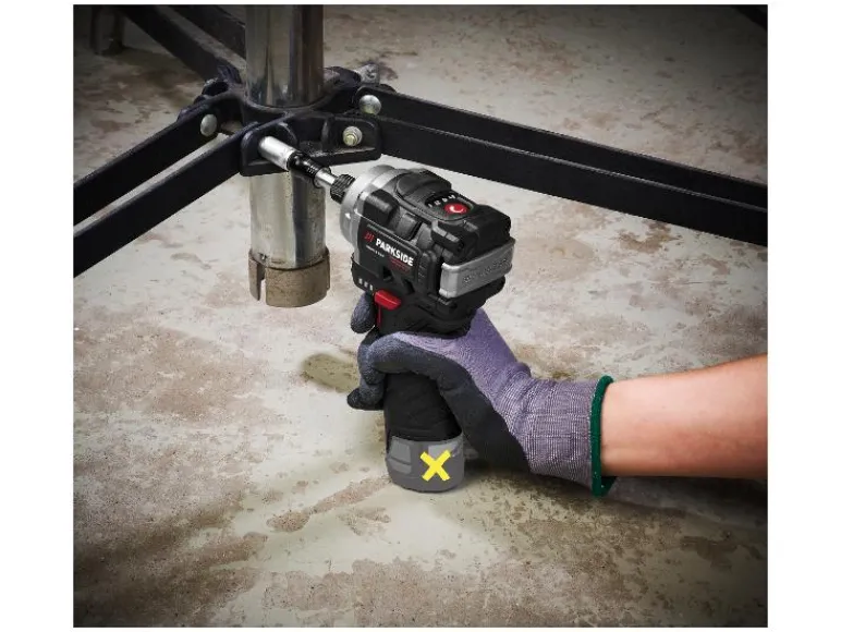 Accu-slagmoersleutel 1/4" 12 V zonder accu en lader<PARKSIDE PERFORMANCE® Hot