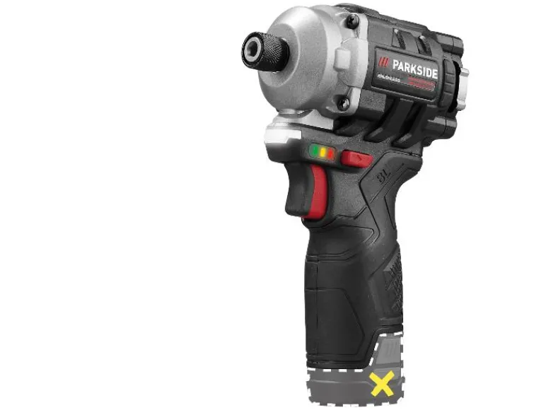 Accu-slagmoersleutel 1/4" 12 V zonder accu en lader<PARKSIDE PERFORMANCE® Hot