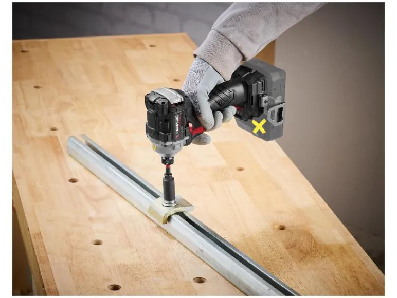 Accu-slagschroevendraaier 1/4" 20 V zonder accu en lader<PARKSIDE PERFORMANCE® Hot