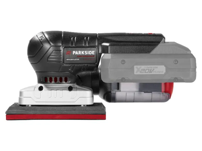 Accu-vlakschuurmachine of -excentrische schuurmachine 20 V zonder accu en lader<PARKSIDE PERFORMANCE®
