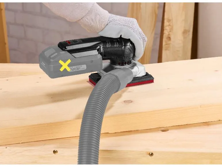 Accu-vlakschuurmachine of -excentrische schuurmachine 20 V zonder accu en lader<PARKSIDE PERFORMANCE®